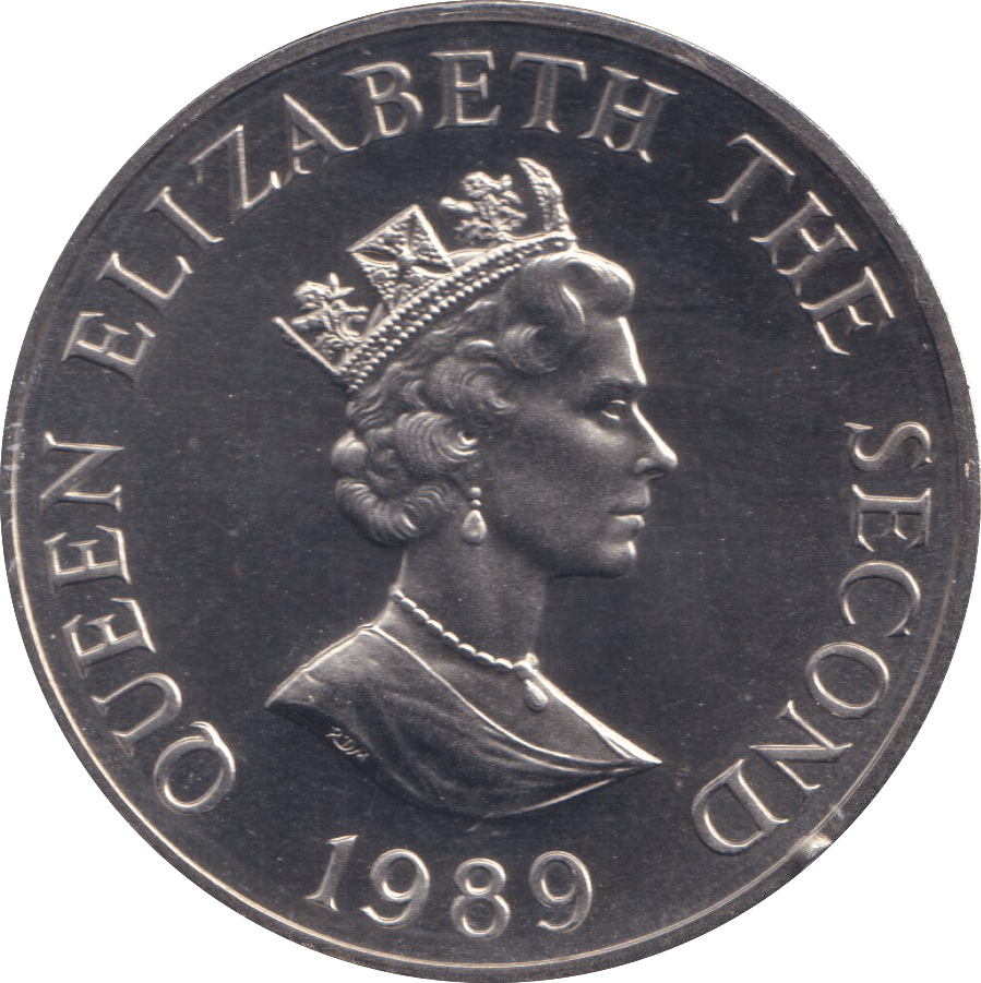 1989 TWO POUNDS ROYAL VISIT ALDERNEY - WORLD COINS - Cambridgeshire Coins