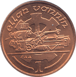 1990 1 PENCE ELLAN VANNIN ( BU ) - WORLD COINS - Cambridgeshire Coins