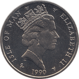 1990 10 PENCE ELLAN VANNIN ( BU ) - WORLD COINS - Cambridgeshire Coins