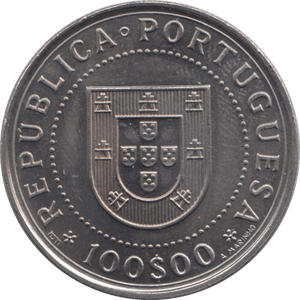 1990 100 ESCUDOS PORTUGAL - WORLD COINS - Cambridgeshire Coins