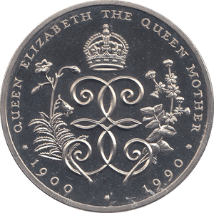 1990 2 POUND THE QUEEN MOTHER ( BU ) - WORLD COINS - Cambridgeshire Coins