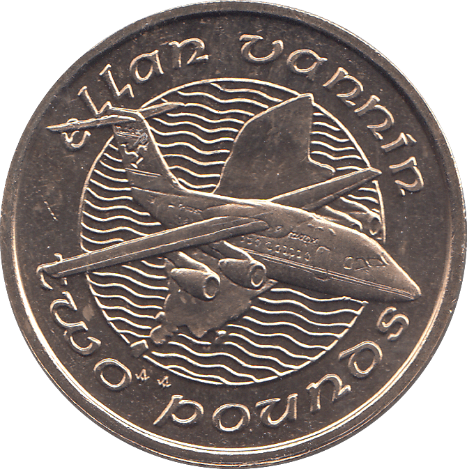 1990 2 POUNDS ELLAN VANNIN ( BU ) - WORLD COINS - Cambridgeshire Coins