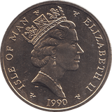 1990 2 POUNDS ELLAN VANNIN ( BU ) - WORLD COINS - Cambridgeshire Coins