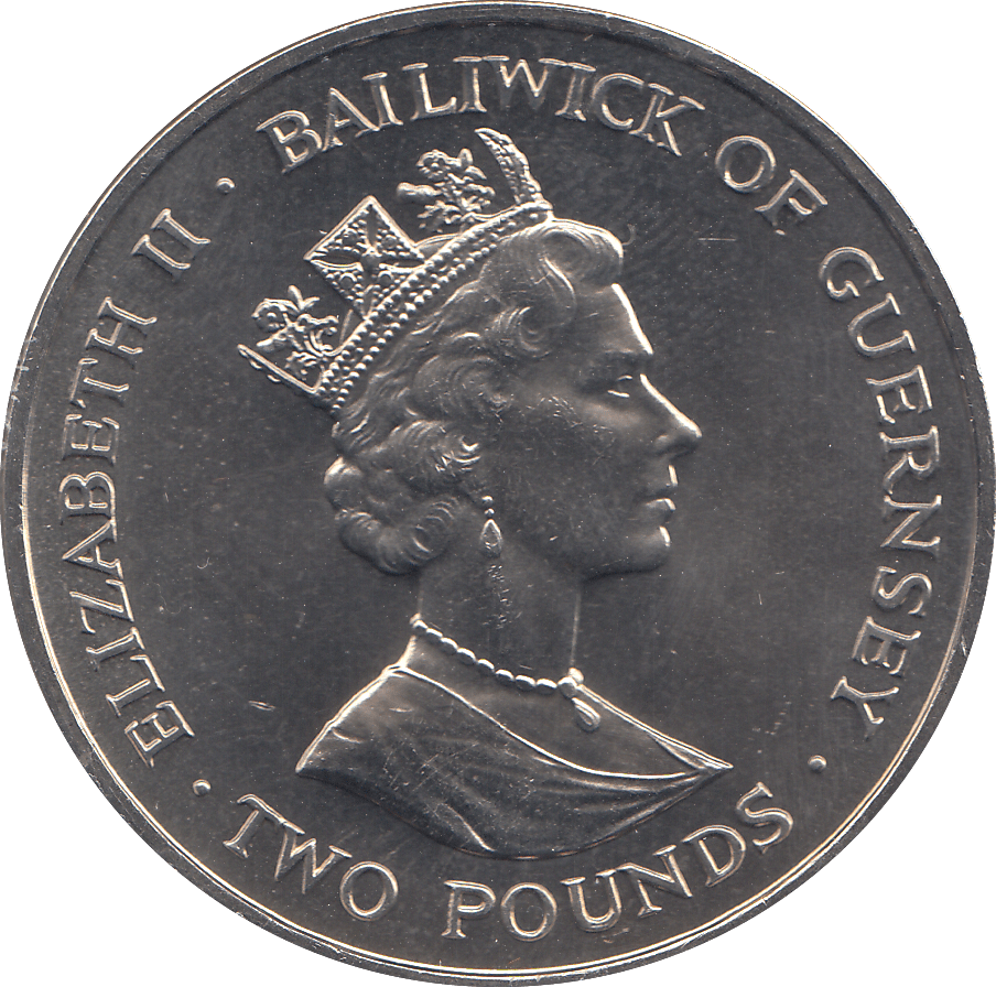 1990 2 POUNDS QUEEN ELIZABETH THE QUEEN MOTHER ( BU ) - WORLD COINS - Cambridgeshire Coins