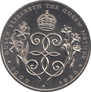 1990 2 POUNDS QUEEN ELIZABETH THE QUEEN MOTHER ( BU ) - WORLD COINS - Cambridgeshire Coins