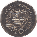 1990 20 PENCE ELLAN VANNIN ( BU ) - WORLD COINS - Cambridgeshire Coins