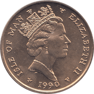 1990 5 POUNDS ELLAN VANNIN ( BU ) - WORLD COINS - Cambridgeshire Coins