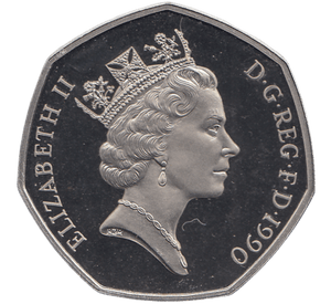 1990 50 PENCE BRITANNIA ( BU ) - 50p BU - Cambridgeshire Coins