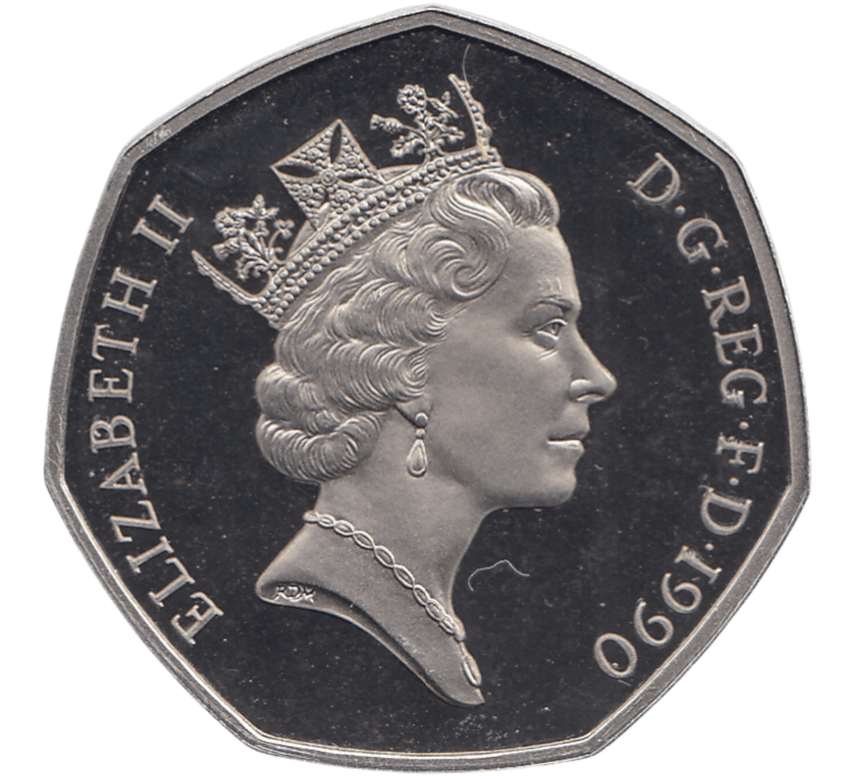 1990 50 PENCE BRITANNIA ( BU ) - 50p BU - Cambridgeshire Coins
