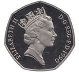 1990 50 PENCE BRITANNIA ( BU ) - 50p BU - Cambridgeshire Coins