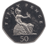 1990 50 PENCE BRITANNIA ( BU ) - 50p BU - Cambridgeshire Coins