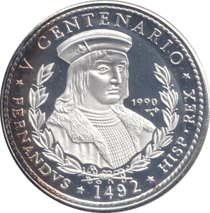 1990 .999 FINE SILVER PROOF 10 PESOS REPUBLIC OF CUBA - SILVER WORLD COINS - Cambridgeshire Coins