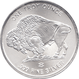1990 .999 SILVER PROOF 1OZ UNITED STATES ROUND - SILVER WORLD COINS - Cambridgeshire Coins