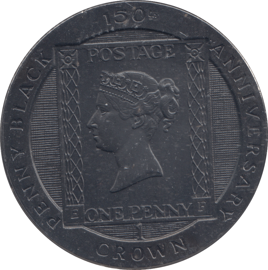 1990 CROWN PENNY BLACK ISLE OF MAN - CROWN - Cambridgeshire Coins