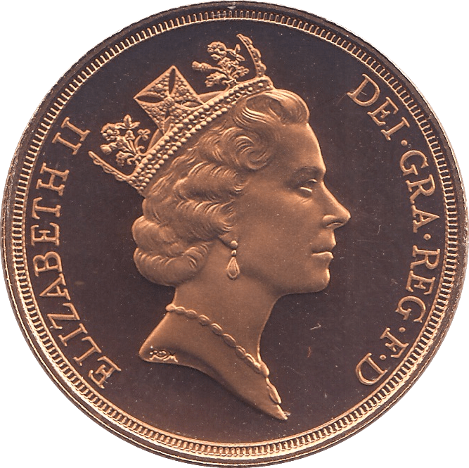 1990 GOLD DOUBLE SOVEREIGN TWO POUNDS ( PROOF ) - Double Sovereign - Cambridgeshire Coins