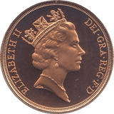 1990 GOLD DOUBLE SOVEREIGN TWO POUNDS ( PROOF ) - Double Sovereign - Cambridgeshire Coins