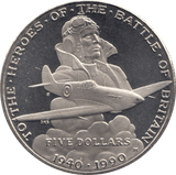 1990 MARSHALL ISLANDS FIVE DOLLARS ( PROOF ) - WORLD COINS - Cambridgeshire Coins