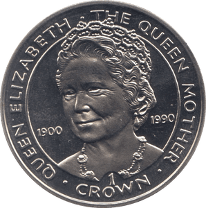 1990 ONE CROWN GIBRALTAR F451 - WORLD COINS - Cambridgeshire Coins