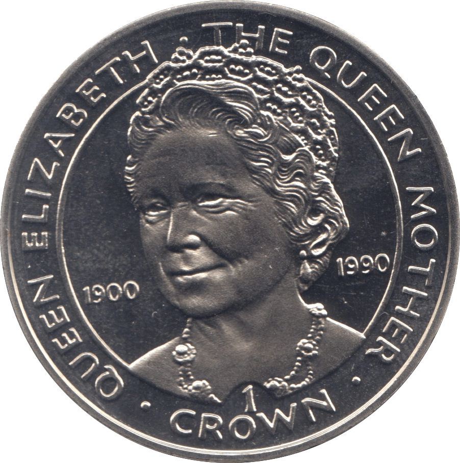 1990 ONE CROWN GIBRALTAR F451 - WORLD COINS - Cambridgeshire Coins