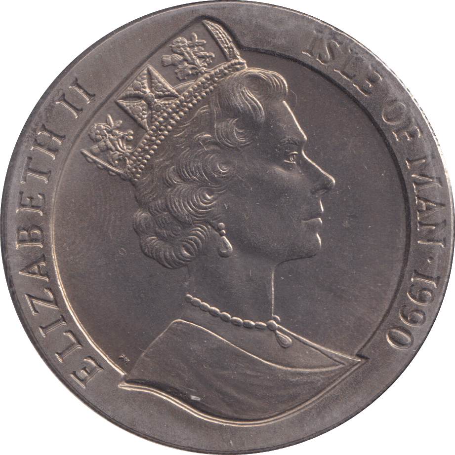 1990 ONE CROWN - WORLD COINS - Cambridgeshire Coins