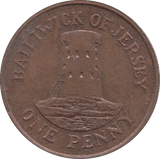 1990 ONE PENNY JERSEY - WORLD COINS - Cambridgeshire Coins