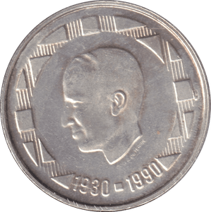 1990 SILVER 500 FRANC BELGIUM - SILVER WORLD COINS - Cambridgeshire Coins