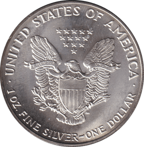 1990 SILVER DOLLAR USA - SILVER WORLD COINS - Cambridgeshire Coins