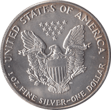 1990 SILVER LIBERTY DOLLAR USA - SILVER WORLD COINS - Cambridgeshire Coins