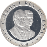 1990 SILVER PROOF BARCELONA 2000 PESETAS - SILVER WORLD COINS - Cambridgeshire Coins