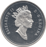 1990 SILVER PROOF CANADIAN DOLLAR - SILVER WORLD COINS - Cambridgeshire Coins