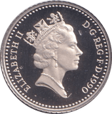 1990 SILVER PROOF FIVE PENCE 5P - 5p PROOF - Cambridgeshire Coins