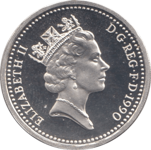 1990 SILVER PROOF ONE POUND - SILVER WORLD COINS - Cambridgeshire Coins