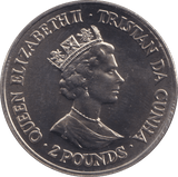 1990 TWO POUNDS TRISTAN DA CUNHA - WORLD COINS - Cambridgeshire Coins