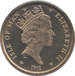1991 1 POUND ELLAN VANNIN ( BU ) - WORLD COINS - Cambridgeshire Coins
