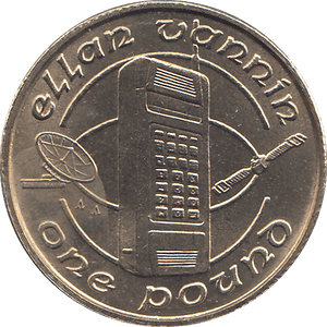 1991 1 POUND ELLAN VANNIN ( BU ) - WORLD COINS - Cambridgeshire Coins