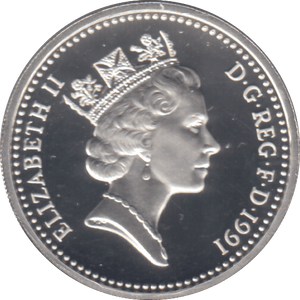 1991 £1 SILVER PROOF - £1 Silver Proof - Cambridgeshire Coins