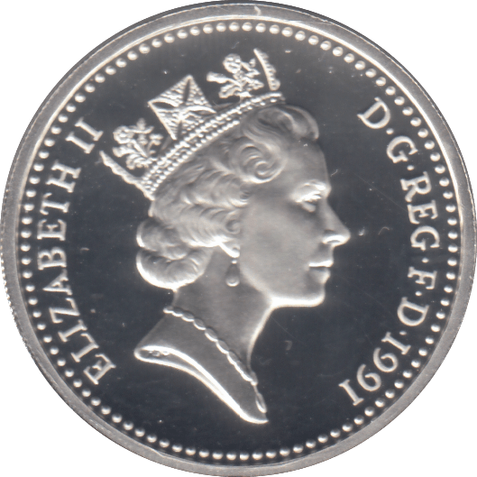1991 £1 SILVER PROOF - £1 Silver Proof - Cambridgeshire Coins
