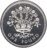 1991 £1 SILVER PROOF - £1 Silver Proof - Cambridgeshire Coins
