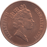 1991 2 PENCE ELLAN VANNIN ( BU ) - WORLD COINS - Cambridgeshire Coins