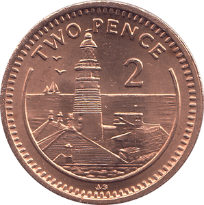 1991 2 PENCE ELLAN VANNIN ( BU ) - WORLD COINS - Cambridgeshire Coins