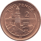 1991 2 PENCE ELLAN VANNIN ( BU ) - WORLD COINS - Cambridgeshire Coins