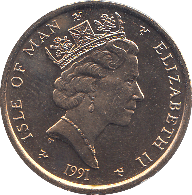 1991 2 POUND ELLAN VANNIN ( BU ) - WORLD COINS - Cambridgeshire Coins
