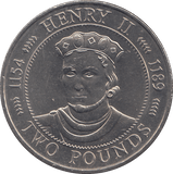 1991 2 POUNDS HENRY II ( BU ) - WORLD COINS - Cambridgeshire Coins