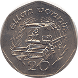 1991 20 PENCE ELLAN VANNIN ( BU ) - WORLD COINS - Cambridgeshire Coins