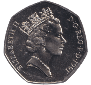 1991 50 PENCE BRITANNIA ( BU ) - 50p BU - Cambridgeshire Coins