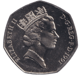 1991 50 PENCE BRITANNIA ( BU ) - 50p BU - Cambridgeshire Coins