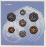 1991 BRILLIANT UNCIRCULATED COIN YEAR SET - Brilliant Uncirculated Year Sets - Cambridgeshire Coins