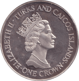 1991 CROWN ROYAL BIRTHDAYS TURKS AND CAICOS - SILVER WORLD COINS - Cambridgeshire Coins