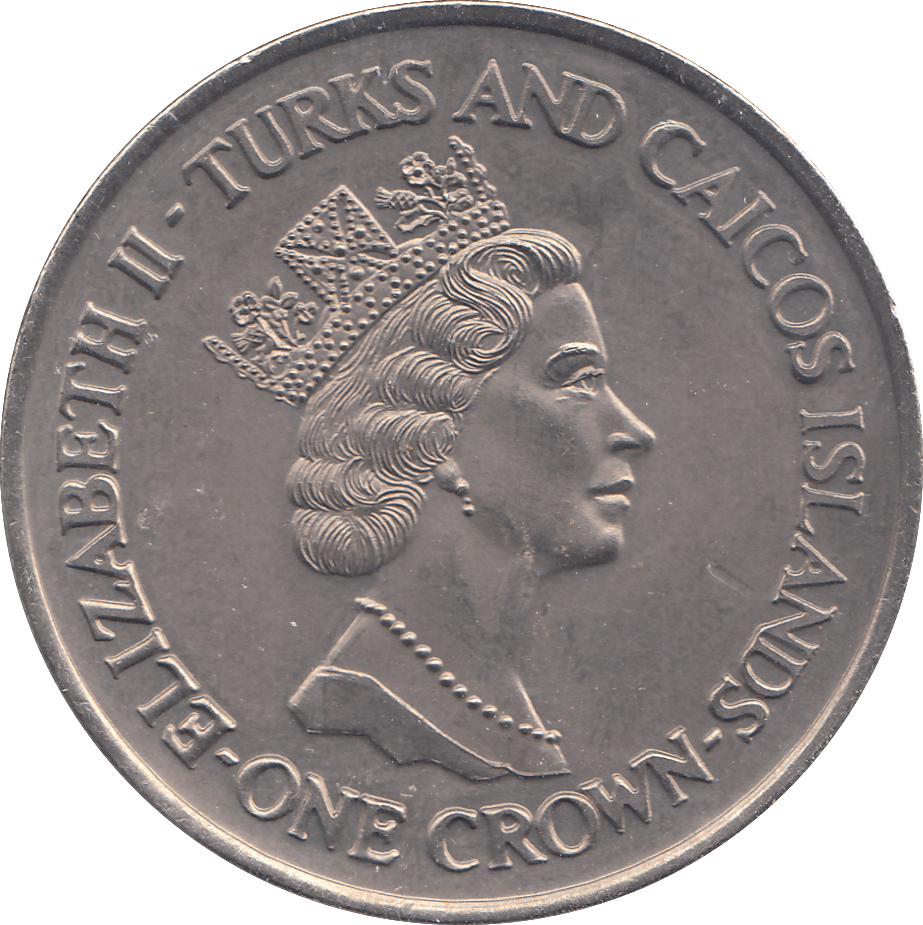 1991 CROWN TURKS AND CAICOS ISLAND - WORLD COINS - Cambridgeshire Coins