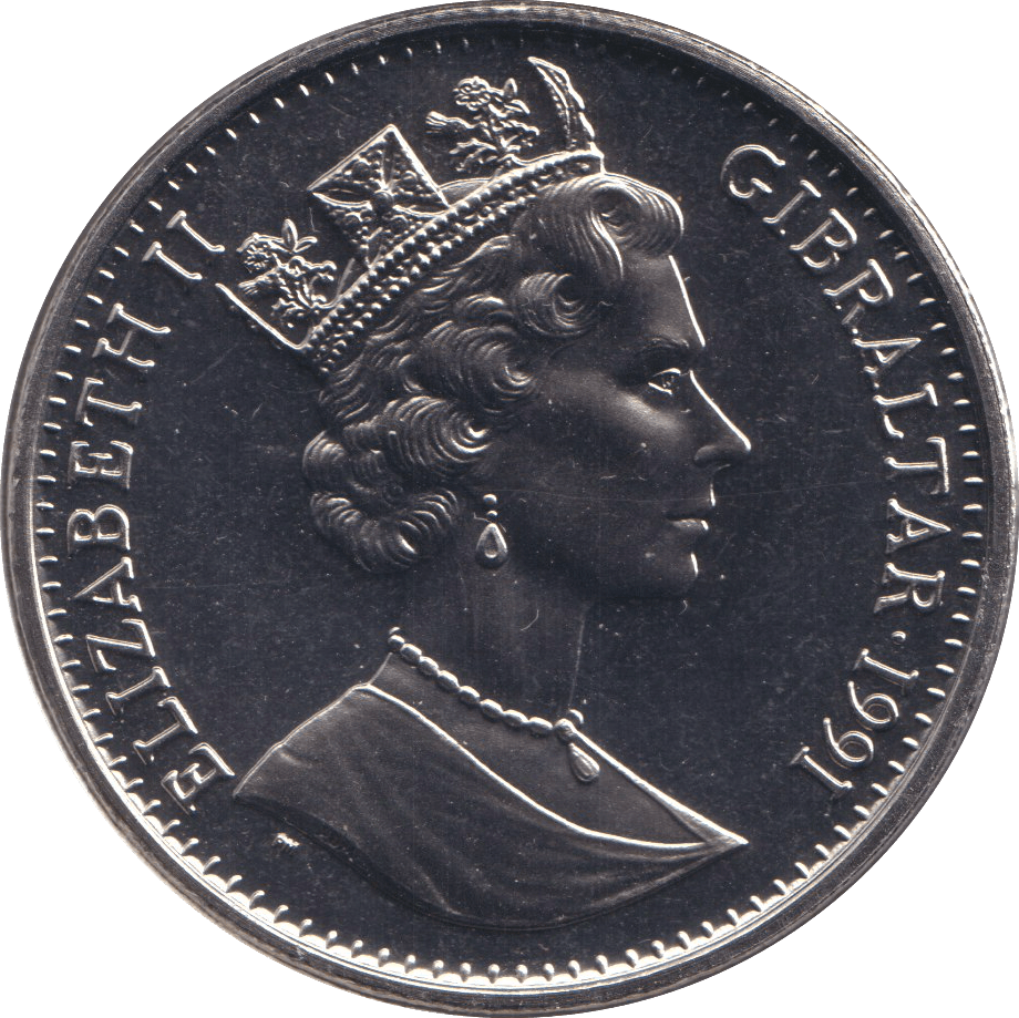 1991 CROWN WEDDING ANNIVERSARY - WORLD COINS - Cambridgeshire Coins